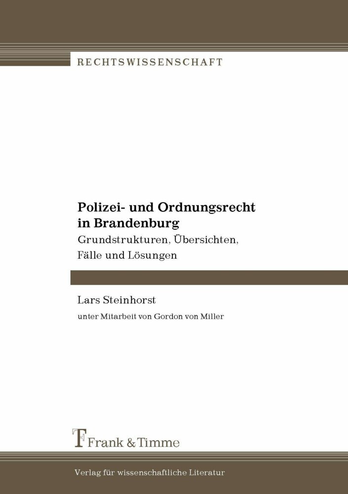 Polizei- und Ordnungsrecht in Brandenburg main product photo