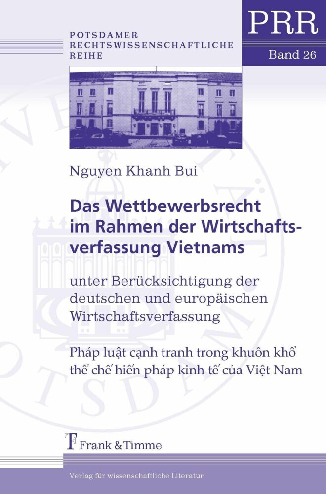 Das Wettbewerbsrecht im Rahmen der Wirtschaftsverfassung Vietnams main product photo