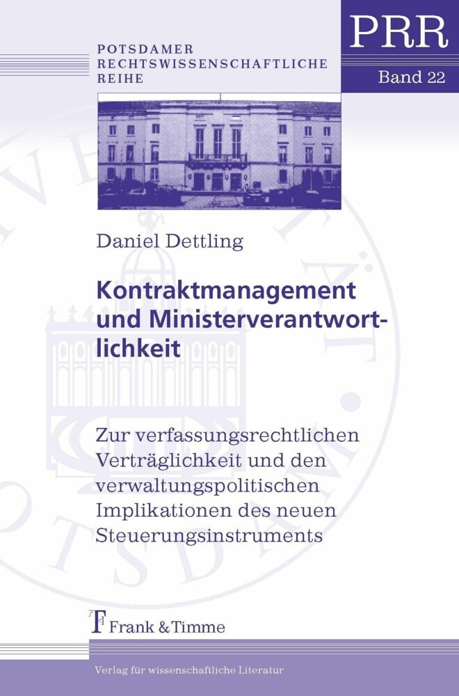 Kontraktmanagement und Ministerverantwortlichkeit main product photo