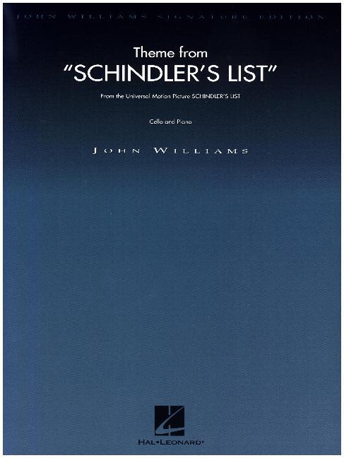 Theme from Schindler's List, Cello and Piano main product photo