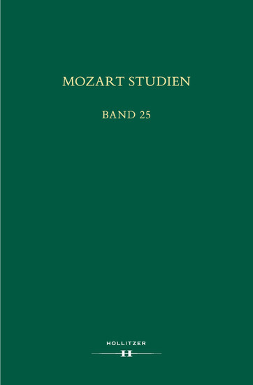 Mozart Studien Band 25 main product photo