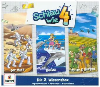 Schlau wie Vier - 3er Wissens-Box. Box.2, 3 Audio-CD