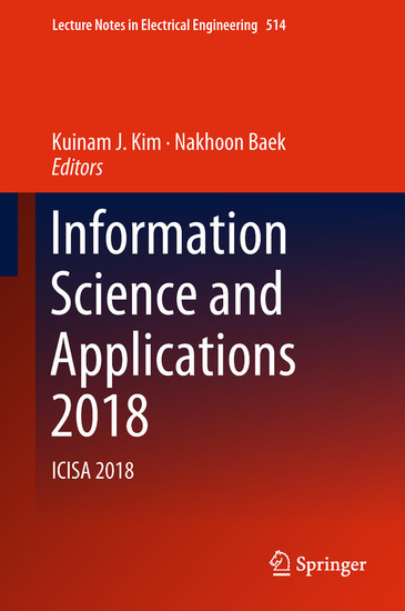 Information Science and Applications 2018 main product photo