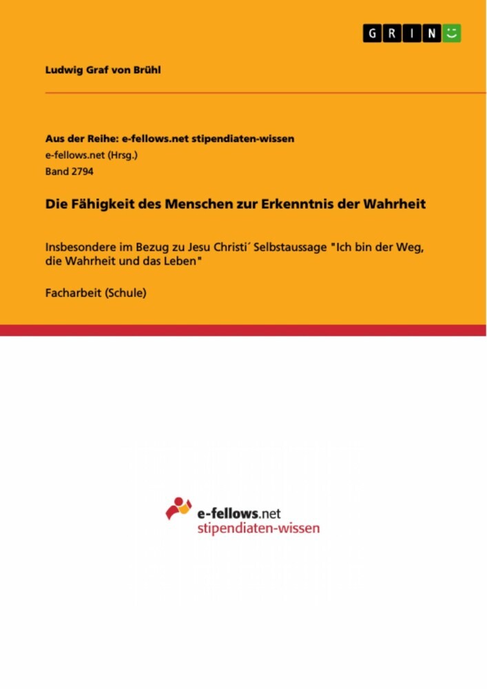 Die Fähigkeit des Menschen zur Erkenntnis der Wahrheit main product photo