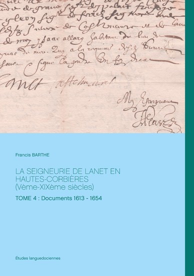 La seigneurie de Lanet en Hautes-Corbières (Vème-XIXème siècles) main product photo