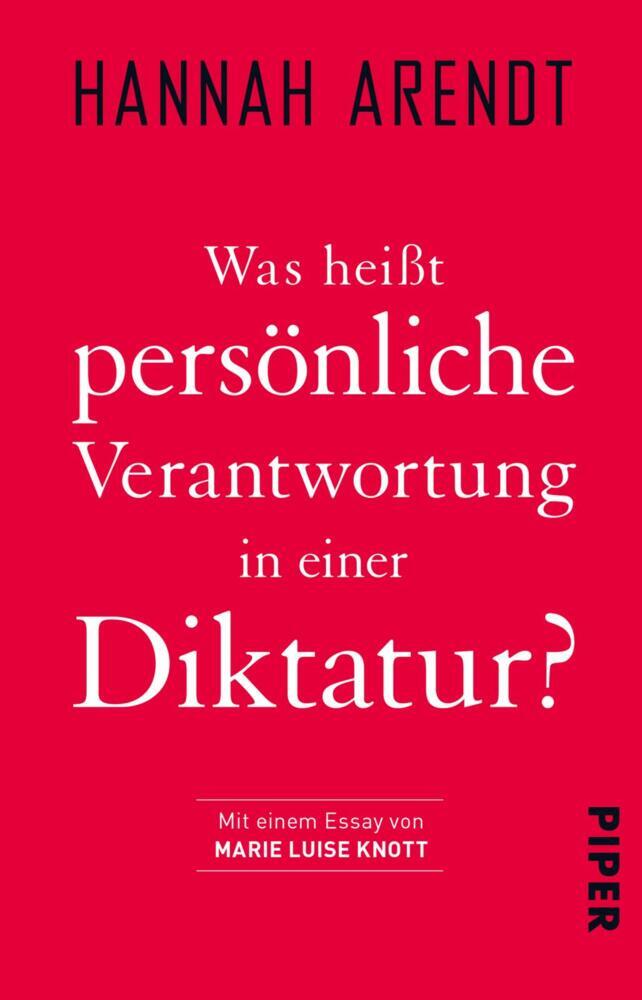 Was heißt persönliche Verantwortung in einer Diktatur? main product photo