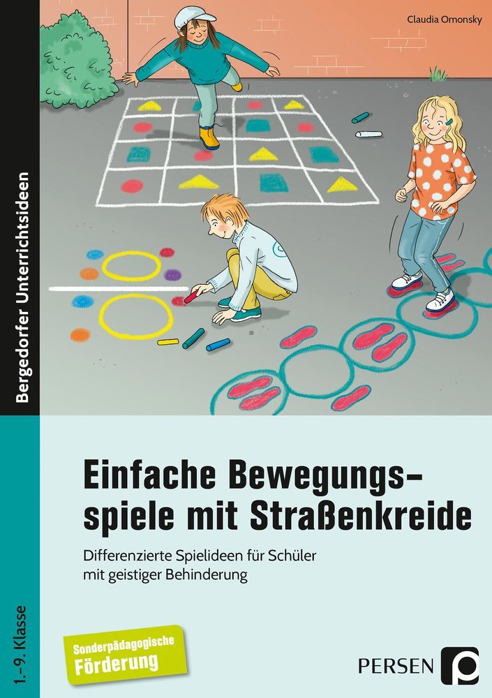 Einfache Bewegungsspiele mit Straßenkreide main product photo