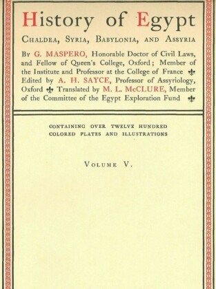 History of Egypt, Chaldea, Syria, Babylonia, and Assyria, Vol. 5