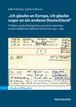 'Ich glaube an Europa, ich glaube sogar an ein anderes Deutschland'