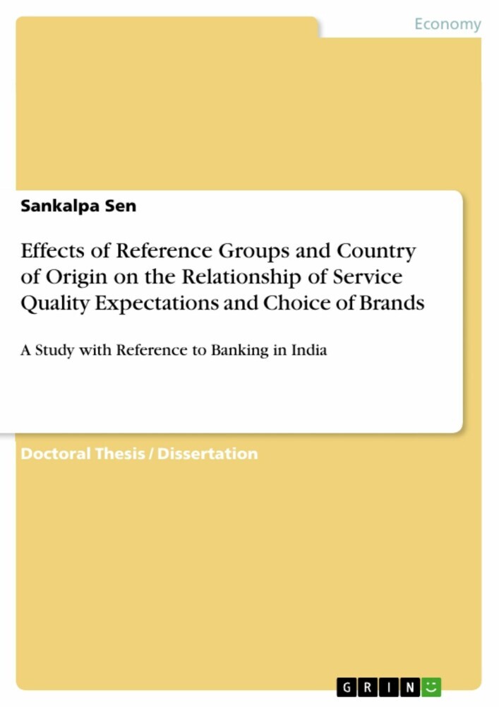 Effects of Reference Groups and Country of Origin on the Relationship of Service Quality Expectations and Choice of Brands main product photo
