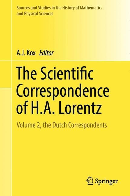 The Scientific Correspondence of H.A. Lorentz main product photo