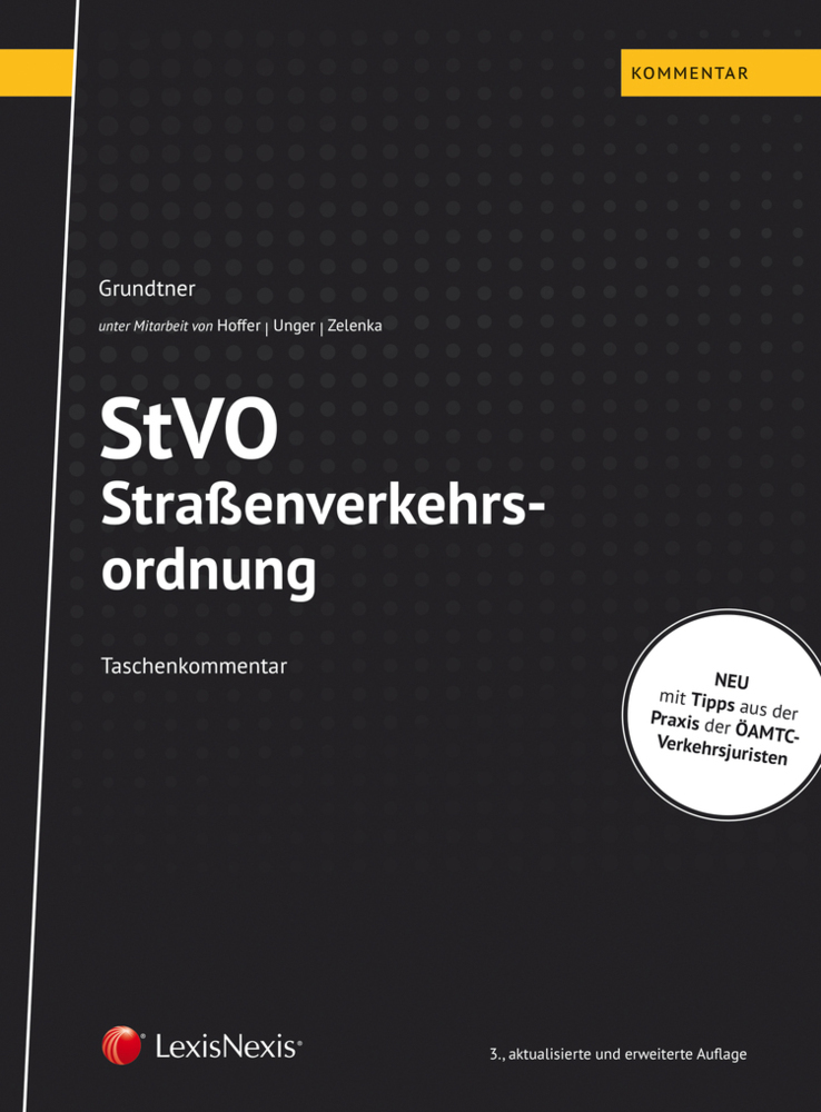 StVO Straßenverkehrsordnung - Taschenkommentar main product photo