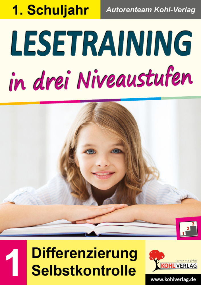 Lesetraining in drei Niveaustufen / Klasse 1 main product photo