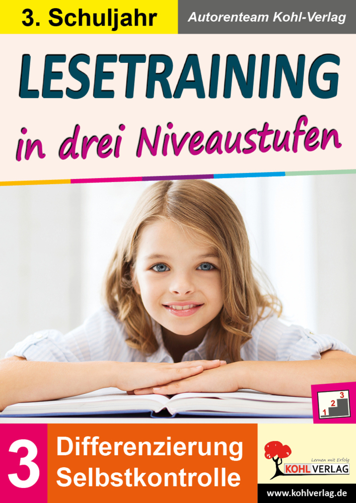 Lesetraining in drei Niveaustufen / Klasse 3 main product photo