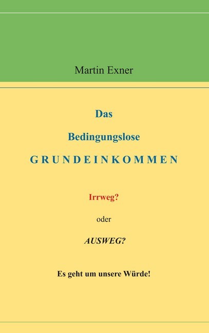 Das Bedingungslose Grundeinkommen main product photo
