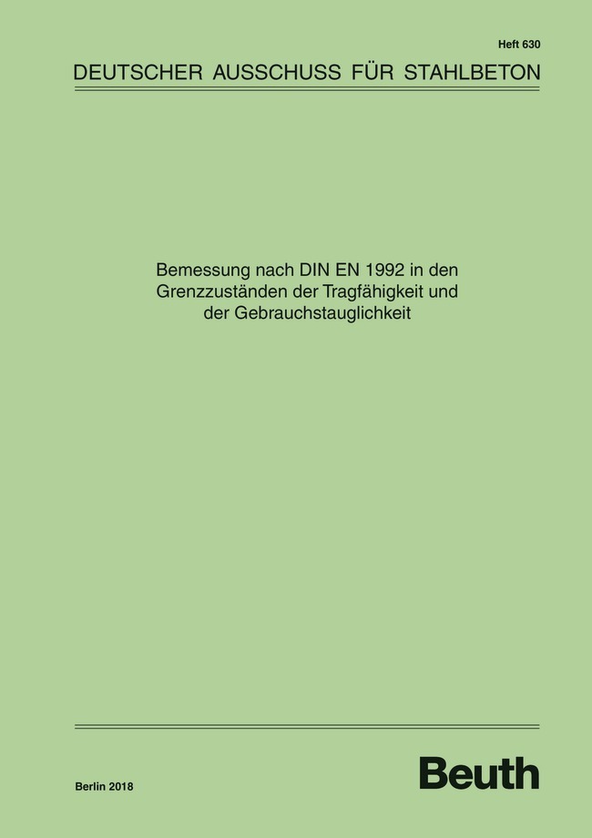 Bemessung nach DIN EN 1992 in den Grenzzuständen der Tragfähigkeit und der Gebrauchstauglichkeit main product photo