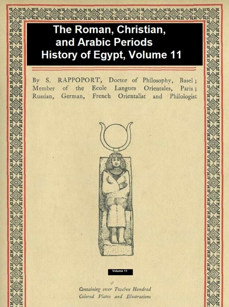 The Roman, Christian, and Arabic Periods, History of Egypt Vol. 11 main product photo