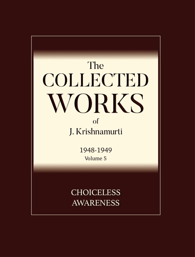 Choiceless Awareness main product photo