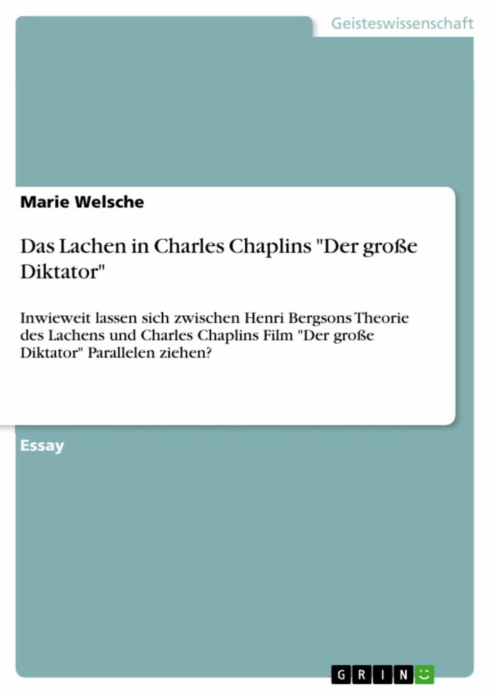 Das Lachen in Charles Chaplins 'Der große Diktator' main product photo
