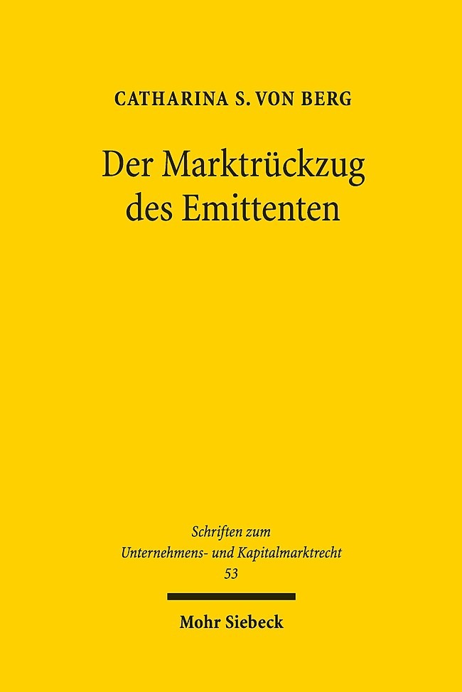 Der Marktrückzug des Emittenten main product photo