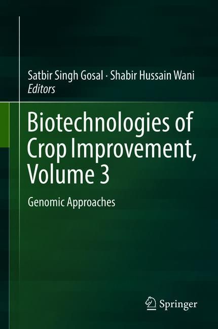 Biotechnologies of Crop Improvement, Volume 3 main product photo