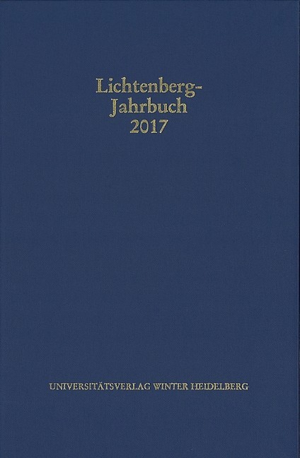 Lichtenberg-Jahrbuch 2017 main product photo
