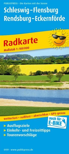PUBLICPRESS Radkarte Schleswig - Flensburg - Rendsburg - Eckernförde main product photo