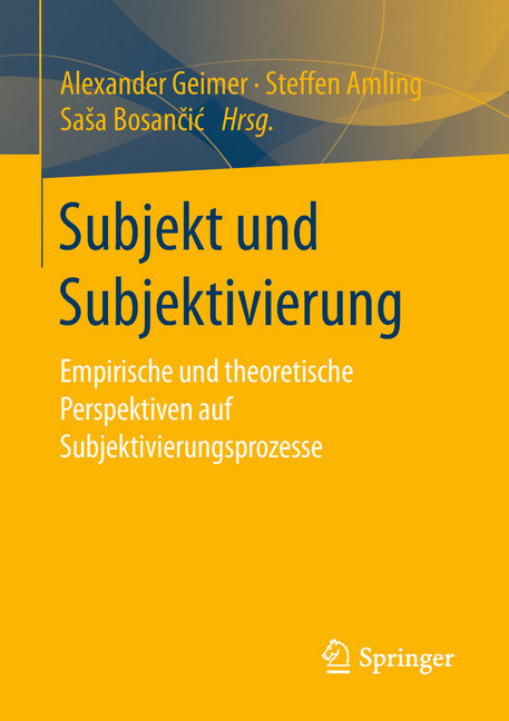 Subjekt und Subjektivierung main product photo
