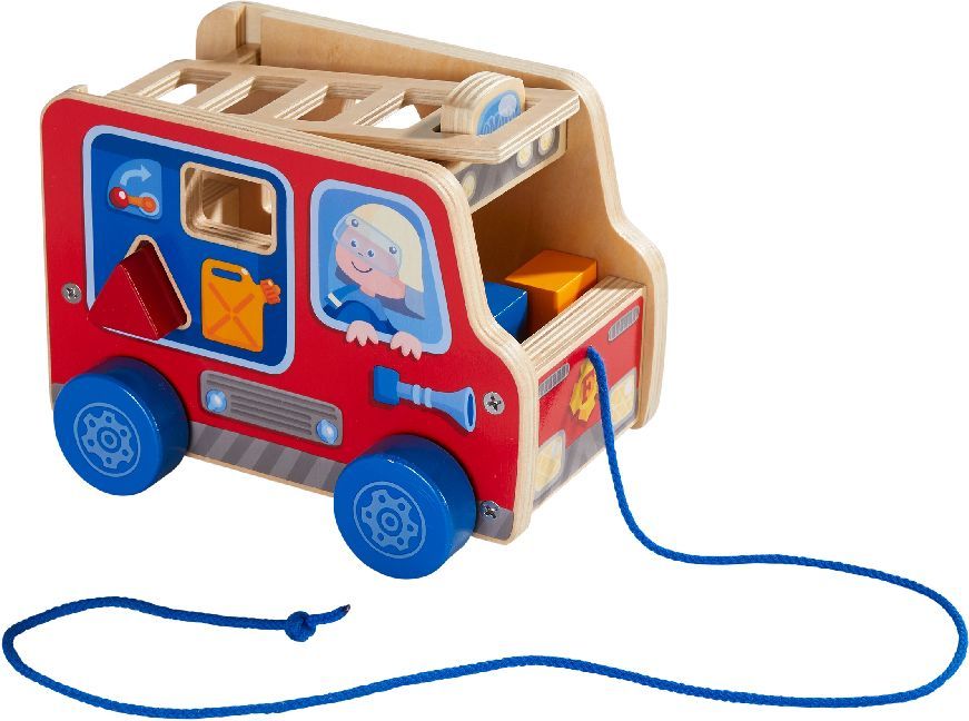 HABA Ziehfigur Feuerwehrauto main product photo