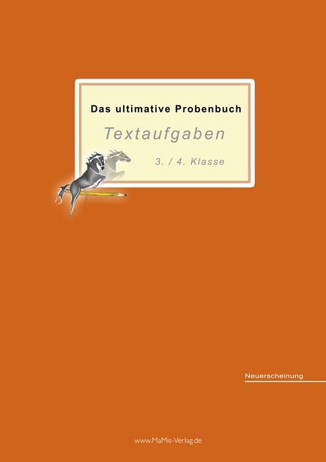 Das ultimative Probenbuch Textaufgaben 3./4. Klasse main product photo
