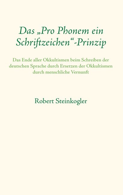 Das "Pro Phonem ein Schriftzeichen"-Prinzip main product photo