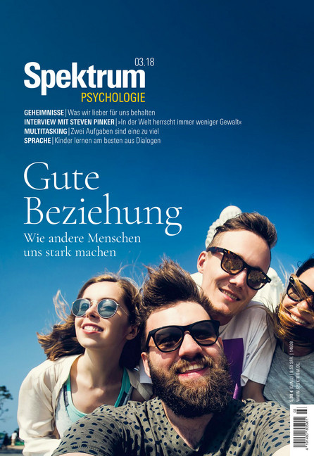 Spektrum Psychologie 3/2018 - Gute Beziehung main product photo