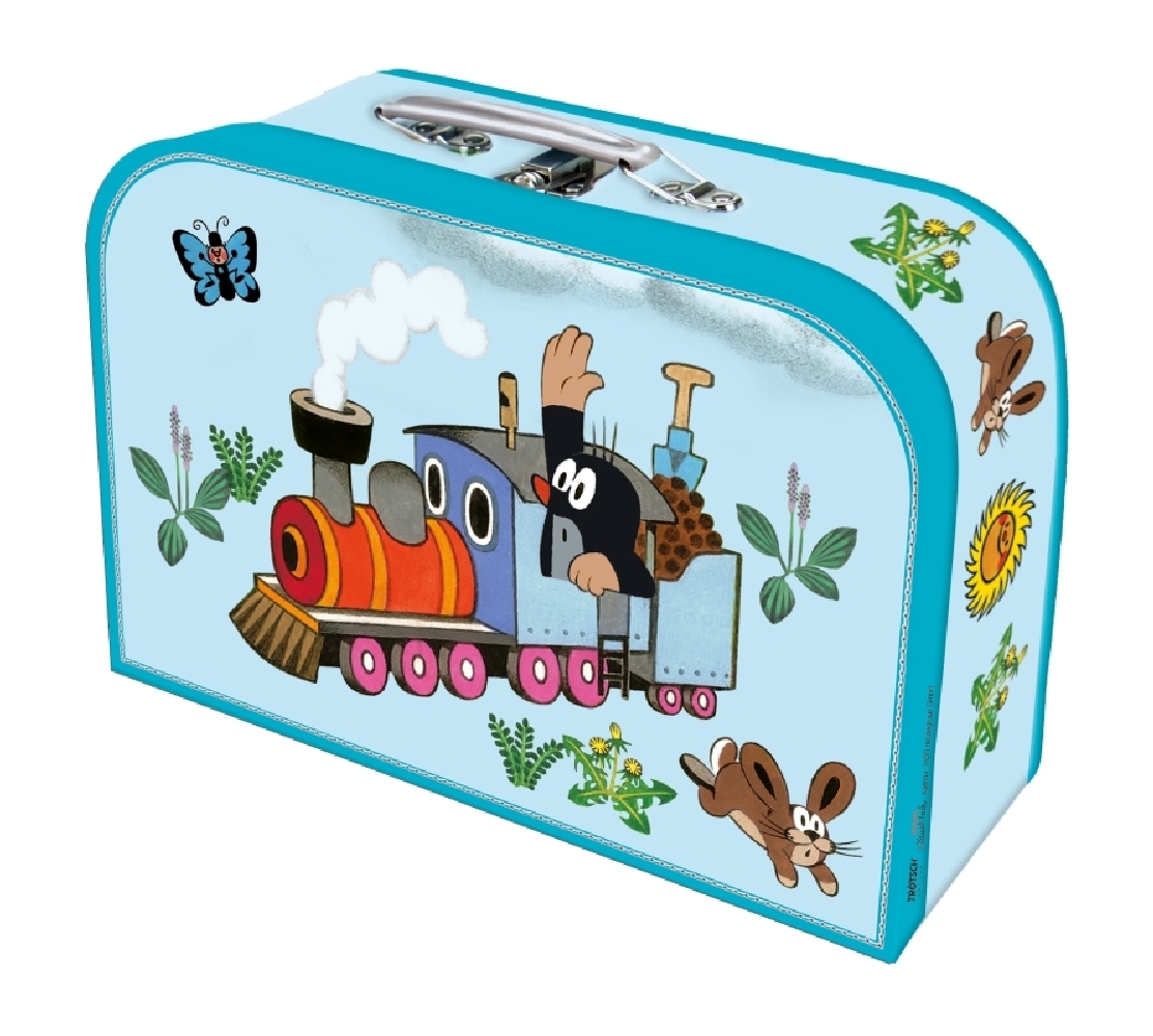 Der kleine Maulwurf Pappkoffer Spielzeugkoffer blau groß, Kinderkoffer main product photo