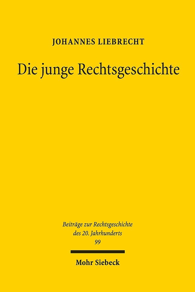 Die junge Rechtsgeschichte main product photo