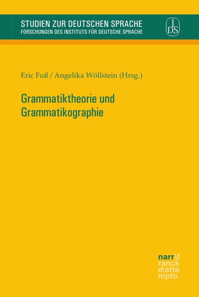 Grammatiktheorie und Grammatikographie main product photo