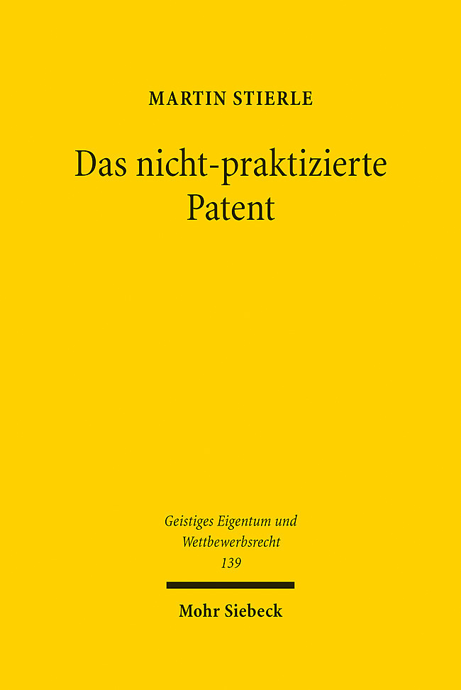 Das nicht-praktizierte Patent main product photo