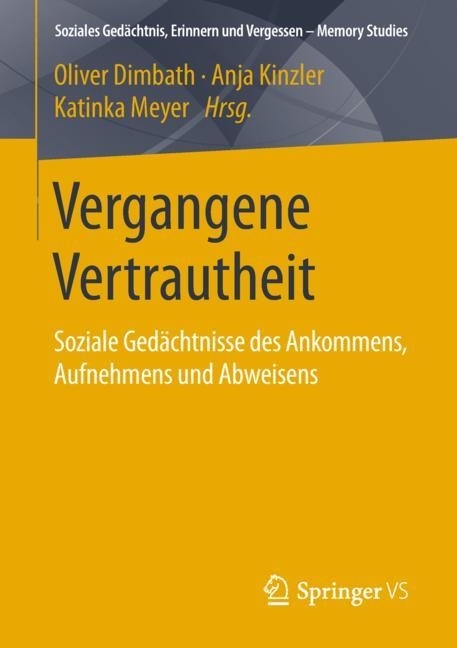 Vergangene Vertrautheit main product photo