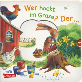 Wer hockt im Grase? Der ... Osterhase!