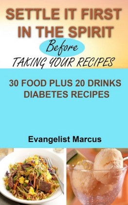 Settle It First In The Spirit Before Taking Your Recipes