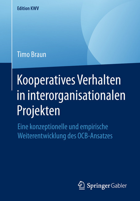 Kooperatives Verhalten in interorganisationalen Projekten main product photo