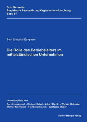 Die Rolle des Betriebsleiters im mittelständischen Unternehmen