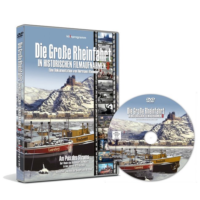 Die große Rheinfahrt in historischen Filmaufnahmen. Tl.3, 1 DVD-Video main product photo