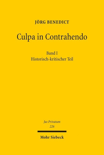 Culpa in Contrahendo main product photo