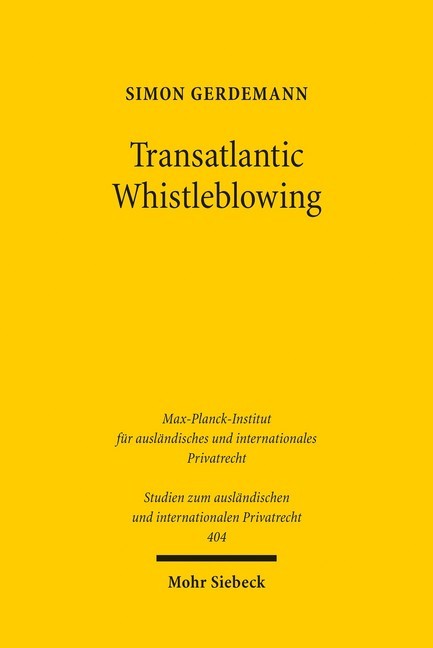 Transatlantic Whistleblowing main product photo