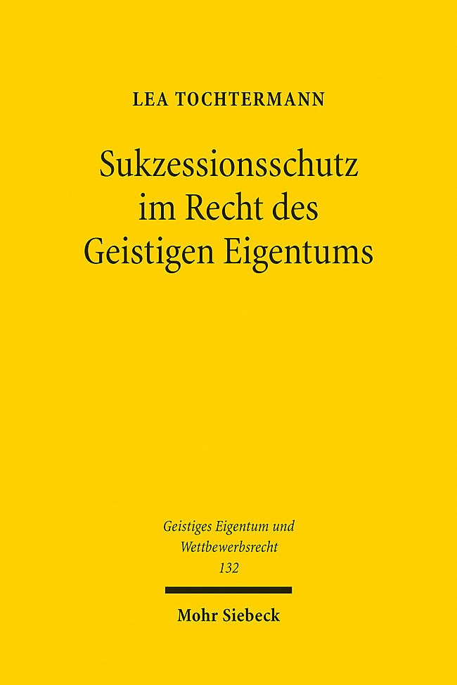 Sukzessionsschutz im Recht des Geistigen Eigentums main product photo