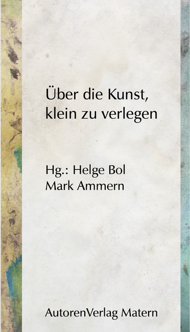 Über die Kunst, klein zu verlegen main product photo