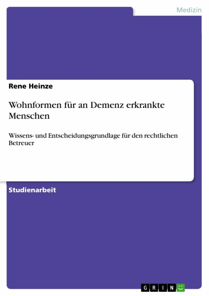 Wohnformen für an Demenz erkrankte Menschen main product photo