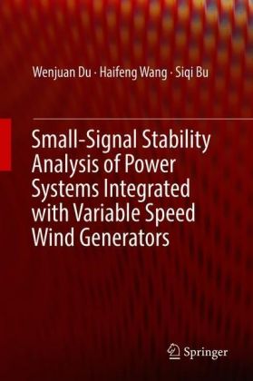 Small-Signal Stability Analysis of Power Systems Integrated with Variable Speed Wind Generators