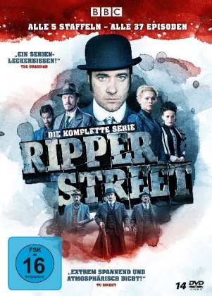 Ripper Street - Die komplette Serie, 14 DVD, 14 DVD-Video