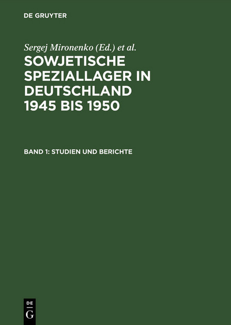Studien und Berichte main product photo